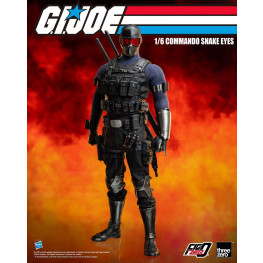 G.I. Joe FigZero akčná figúrka 1/6 Commando Snake Eyes 30 cm
